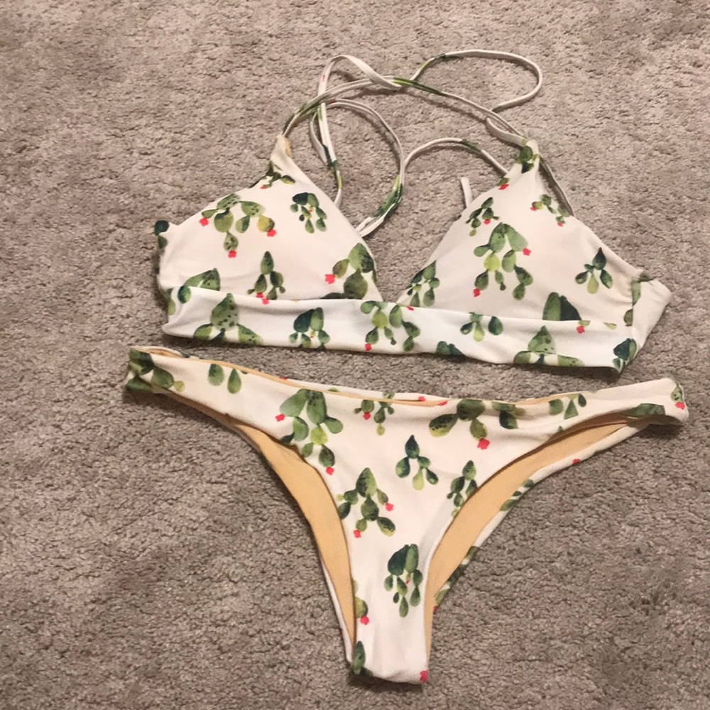 cactus bikini. size L